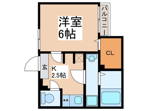 アムール東四つ木の物件間取画像